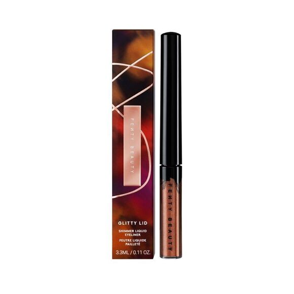 Fenty Beauty by Rihanna Glitty Lid Shimmer Liquid Eyeliner Color: Boozy Bronze - - Picture 1 of 6